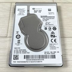 状態良好】Seagate 2.5インチHDD1TB / 使用時間442正常 / 電源投入回数