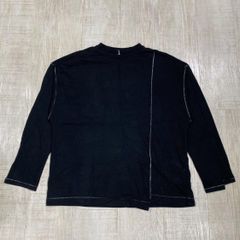 希少サイズ クロノス CRONOS ロンT カットソー 長袖 ブラック 黒 XL
