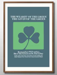 11458クローバー ビンテージ A3 サイズ ポスター アート おしゃれ 絵画 インテリア 北欧 イラスト マット紙 艶消し アートパネル 額 フレーム デザイン 壁掛け ギフト 新築祝い ディスプレイ 