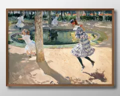 ホワキン・ソローリャ・バスティーダ、バレンシアの乗馬、新品額装付 ホワキン・ソローリャ・バスティーダ、バレンシアの乗馬、新品額装付