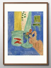 12037アンリ マティス マチス Goldfish and Sculpture A3 サイズ ポスター アート おしゃれ 絵画 インテリア 北欧 イラスト マット紙 艶消し アートパネル 額 フレーム デザイン 壁掛け ギフト 新築祝い ディスプレイ