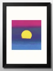 12499アンディ ウォーホル 太陽 SUN A3 サイズ ポスター アート おしゃれ 絵画 インテリア 北欧 イラスト マット紙 艶消し アートパネル 額 フレーム デザイン 壁掛け ギフト 新築祝い ディスプレイ 