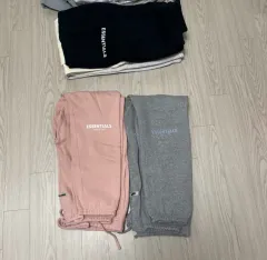 FEAR OF GOD ESSENTIALS トレーナー ズボン ピンク/グレー/黒