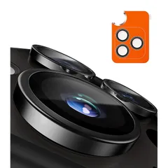 TORRAS For iPhone16pro/16ProMax カメラ保護 「元の解像度をそのまま守る」米軍MIL規格 宇宙航空材料 For iPhone 16 Pro/16 Pro Max カメラカバー アンチグレア 曇り防止 黒縁取り 1セット いPh 1