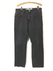 古着 00s Levi's 505-0260 サルファ ブラック デニム パンツ ジーンズ スリム W33 L30 