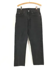 古着 90s Levi's 505-4159 サルファ スーパー ブラック デニム パンツ ジーンズ スリム W31 L29.5 