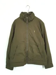 古着 Polo Ralph Lauren 裏地 フリース 2way パデット ジャケット オリーブ XL 古着 