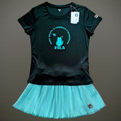 FILA フィラ テニス ウェア シャツ スコート 上下2点セット МSサイズ