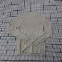 ◇ ⊇ ディスコート Discoat リブニット ハイネック長袖カットソー アイボリー系 レディース F E  【1510240011746】