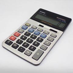 送料無料 CASIO カシオ 電卓 JS-10K 10桁 サイレントタッチ 文房具 オフィス用品 事務用品 昭和レトロ 動作確認済み#15325