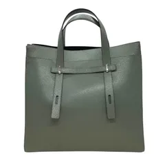 フルラ FURLA GIOVEトートL トートバッグ グリーン×SV金具 レザー ユニセックス トートバッグ