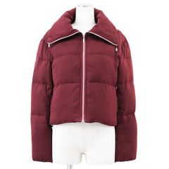 ☆新品☆ホリスター☆モックネック中綿フードジャケット (Red/M 