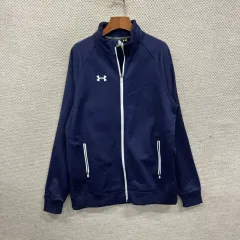 アンダーアーマー サイドロゴ 弱起毛 ジャージ ジップアップ S M07049