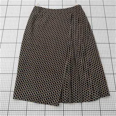 ◇ ⊂ ポール・スチュアート Paul Stuart 幾何学柄スカート K1S09-820-80 レディース E  【1511100003048】