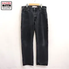 00s Levi's 505 ブラック デニムパンツ メンズ Lサイズ相当