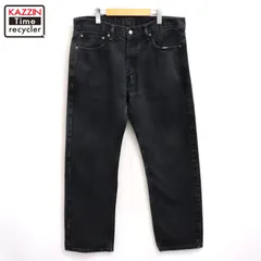 00s Levi's 505 ブラック デニムパンツ メンズ 表記36×30サイズ