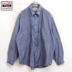 80s vintage Levi's 総柄 長袖シャツ メンズ 表記XLサイズ