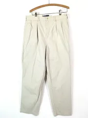 古着 Polo Ralph Lauren 「ANDREW PANT」 タック チノ パンツ テーパード ベージュ W34 L31 古着 