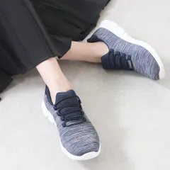 [ネイビー]手を使わずに履ける靴 レディース 立ったまま履ける靴 介護靴 介護シューズ スリッポン スニーカー 柔らかい 歩きやすい 立ち仕事 疲れない 履きやすい 軽い 室内 外履き 通勤 敬老の日 プレゼント k157-951501