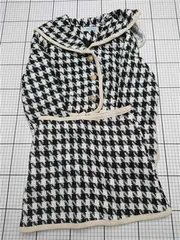 ◇ ⊂ ジャスミン Jasmine Grandiflorum 千鳥格子ツイードジャケット＆スカートセットアップ レディース レディース E  【1511100004793】