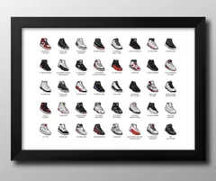 12813ナイキ スニーカー A3 サイズ ポスター アート おしゃれ 絵画 インテリア 北欧 イラスト マット紙 艶消し アートパネル 額 フレーム デザイン 壁掛け ギフト 新築祝い ディスプレイ 