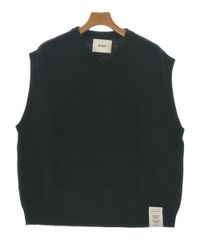 WTAPS Vネック ニットベスト ブラック サイズ4 XL - メルカリ