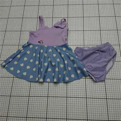 ◇ Θ プティマイン petit main ディズニー ミニーマウンドレス水着セット 120cm キッズ E  【1511100005141】