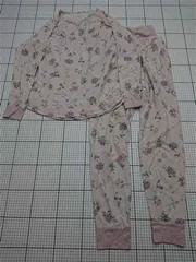 ◇ ⊇ ピーチ・ジョン PEACH JOHN 花柄パジャマセット M/L レディース E  【1511100005127】