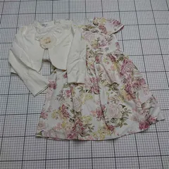 ◇ ⊂ キャサリンコテージ Catherine Cottage フラワープリントワンピース＆ボレロセット 130 キッズ E  【1511100004984】