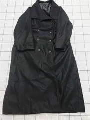 ◇ ⊇ グレイル GRL ze843 ダブルボタンロングコート ブラック系 レディース E  【1511100005219】