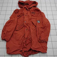 ◇ ⊇ 9090 ナインティナインティ NN1137 フーデッドジャケット オレンジ系 メンズ Mサイズ E  【1511100005813】