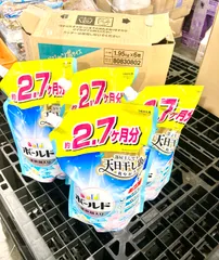 【新品・未開封品】ボールド 柔軟剤入り 洗濯洗剤 液体 爽やかおひさまとフレッシュサボンの香り 詰替 1950g×4袋