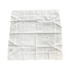 ヴィンテージ 白 ハンカチ