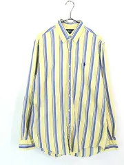 古着 90s Ralph Lauren マルチ ストライプ BD シャツ M 古着 