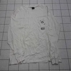 ◇ ⊂ ハフ HUF 長袖Tシャツ ホワイト系 Lサイズ メンズ E  【1511100005905】