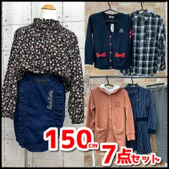 子供服/キッズ　服まとめ売り7点　女の子　150㎝　Sister Jenni/ZIDDY/CRT CUTTE他　アウター/シャツ/スカート他　現状品　YMO12-050-07/80