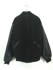 希少☆GAME Sportswear スタジャン USAオールブラック XL - メルカリ