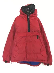 古着 90s TOMMY HILFIGER ハーフジップ ナイロン ダウン ジャケット パーカー XL 古着 