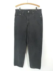 古着 90s Levi's 550-0260 ブランクタブ サルファ ブラック デニム パンツ ジーンズ テーパード W34 L31 