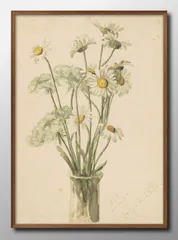 14121マリエッタ ミニゲロード アンドリュース デイジー A3 サイズ ポスター アート おしゃれ 絵画 インテリア 北欧 イラスト マット紙 艶消し アートパネル 額 フレーム デザイン 壁掛け ギフト 新築祝い ディスプレイ