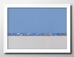 櫻井幸雄 複製画(額なし) 少年野球「出番のないベンチ (雲の下の六人