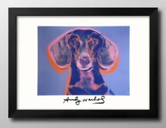14486アンディ ウォーホル 犬 DOG A3 サイズ ポスター アート おしゃれ 絵画 インテリア 北欧 イラスト マット紙 艶消し アートパネル 額 フレーム デザイン 壁掛け ギフト 新築祝い ディスプレイ