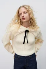 ザラ パール セーター ニット