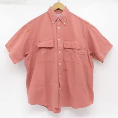 ノースフェイス パープルレーベル ボタンダウン フィールド ショートスリーブ シャツ N25SG053 Mサイズ ピンクジンジャー ※中古