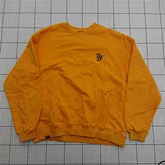 ◇ ⊇ ニューヨークバースト NEWYORK BURST ロゴ刺繍クルーネックスウェット XL メンズ E  【1511100012163】