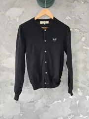 コム・デ・ギャルソン PLAY ブラック カーディガン サイズ L