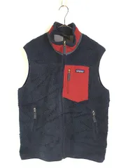 古着 17s Patagonia クラシック レトロX パイル フリース ベスト ネイビー L 古着 