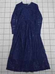 ◇ ⊂ レースレディース LACE LADIES 総レースワンピース ネイビー系 レディース E  【1511100015775】