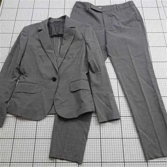 ◇ ⊇ ザ・スーツカンパニー THE SUIT COMPANY she グレーストライプ セットアップスーツ レディース 40 E  【1511100013580】