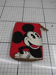 ◇ Θ ディズニー Disney ミッキーマウス 財布 二つ折り ウォレット レディース E  【1511110024682】